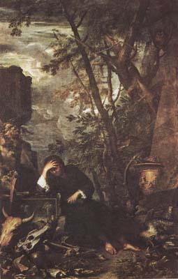 Salvator Rosa Democritus in Meditation (mk08)